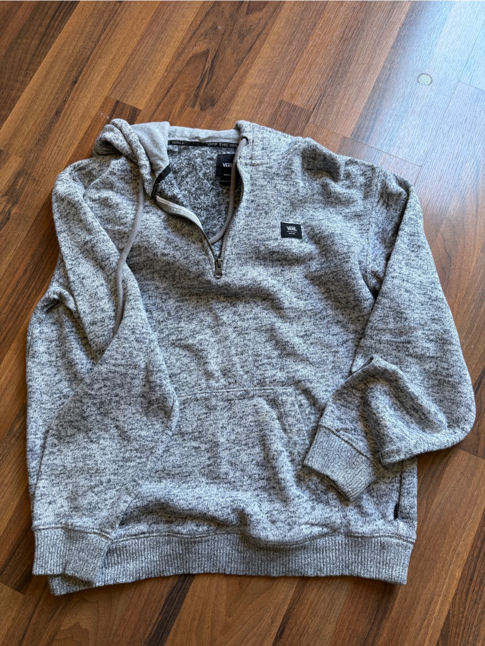 Vans Gray Sherpa-Lined Pullover